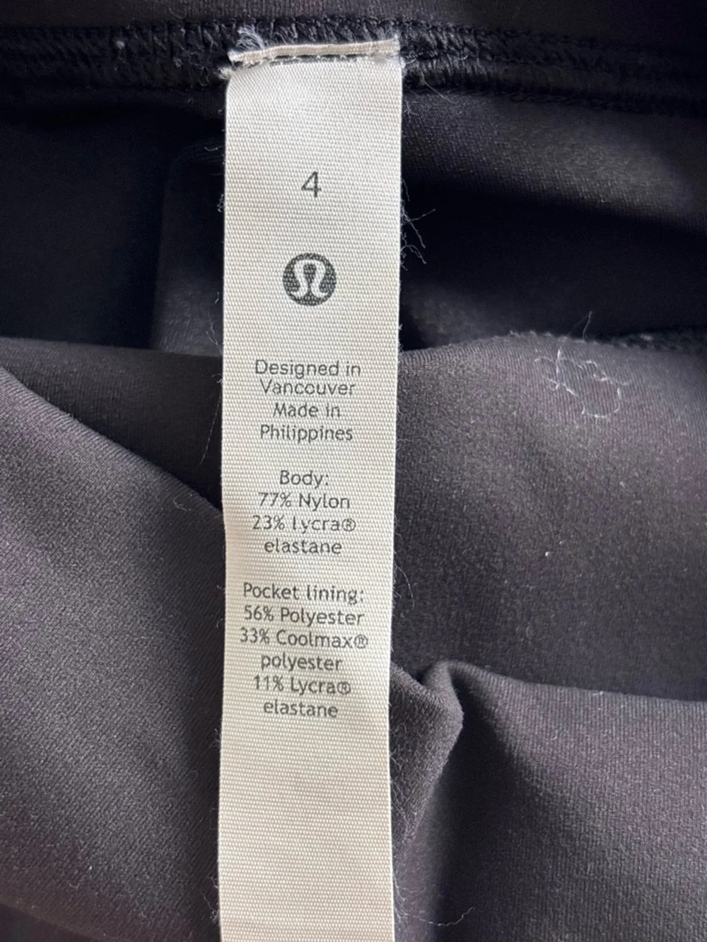 lululemon athletica Black High-Rise Bike Shorts